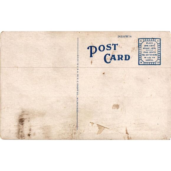 Dream of Prosperity Happy Days Are Here Again Prohibition Postcard Unposted - Picture 2 of 2